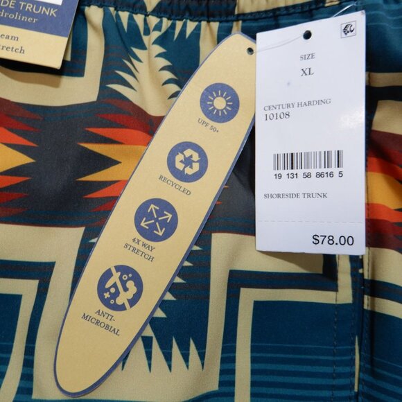 Pendleton Multicolor Patterned Swim Trunks - Picture 4 of 10